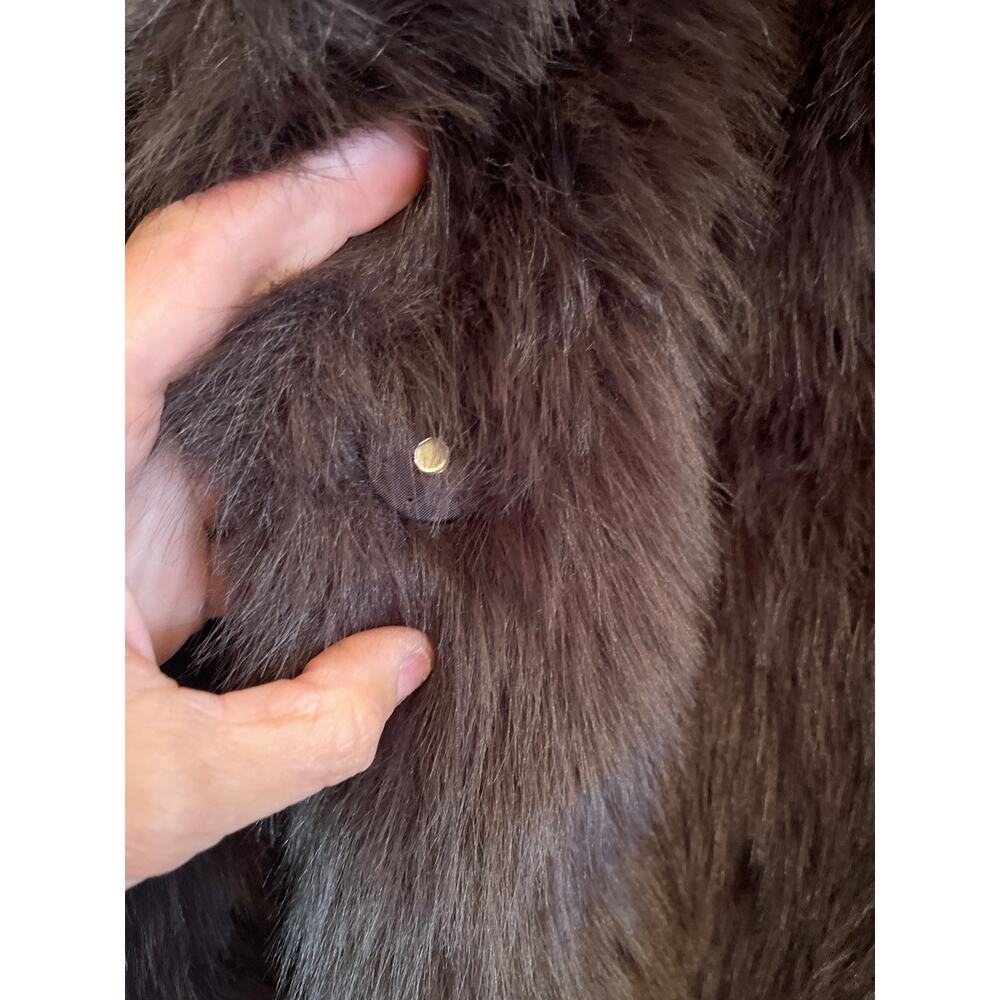 GAP FAUX FUR JACKET SMALL - Picture 6 of 10